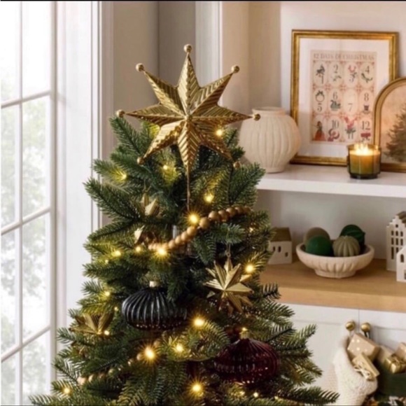 Bead Decorative Garland Gold Christmas 2024 - Threshold with Studio McGee - Picture 4 of 6